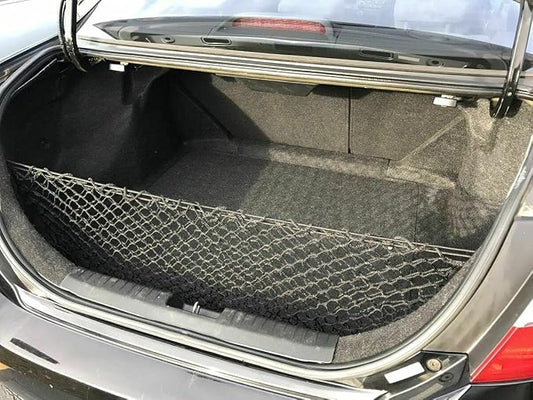 Rear Trunk Organizer Cargo Net for Honda Civic 2006-2011 – Envelope Style Cargo Net for Sedan - Premium Mesh Car Trunk Organizer Vehicle Carrier Storage – Compatible with Civic