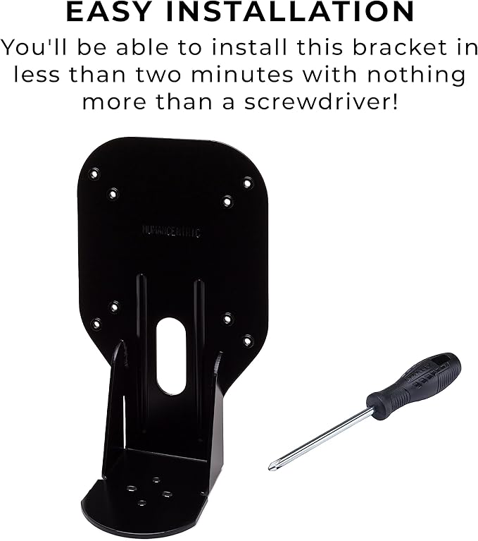 HumanCentric VESA Mount Adapter Bracket Compatible with Samsung Monitors, Fits Many Models Including PX2370, S23C350H, S24B300EL, S24D300, S27B350, S24D330, S22B350, and More