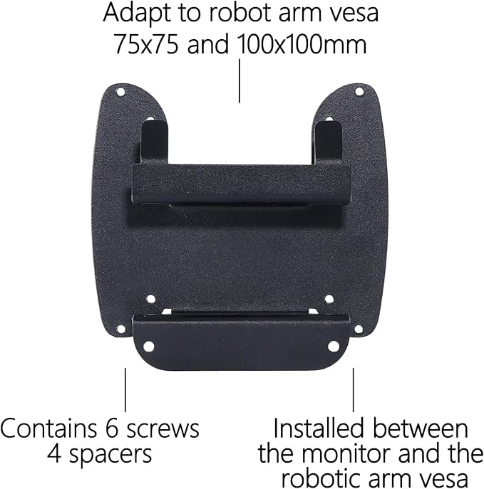 Nitro XZ306C VESA Adapter Compatible with Acer Nitro 30" Monitor（Fits XZ6,XZ306CX,XZ306C XWMIIIPHX,ED6,ED306C,ED306C Xbmiippx,UM.RX6EE.X01,UM.RX6AA.X01）â€?75x75 to 100x100 wall mount Bracket