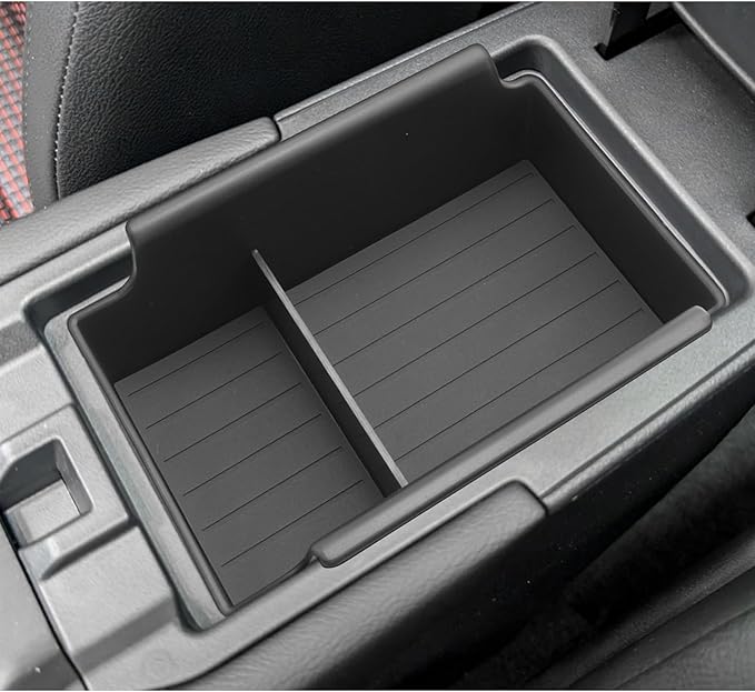 LUWU 2025 2026 Kicks Center Console Organizer Tray Compatible with 2025 2026 Nissan Kicks Accessories 2025 2026 Kicks S/SV/SR Armrest Console Organizer Armrest Organizer Insert Tray Black