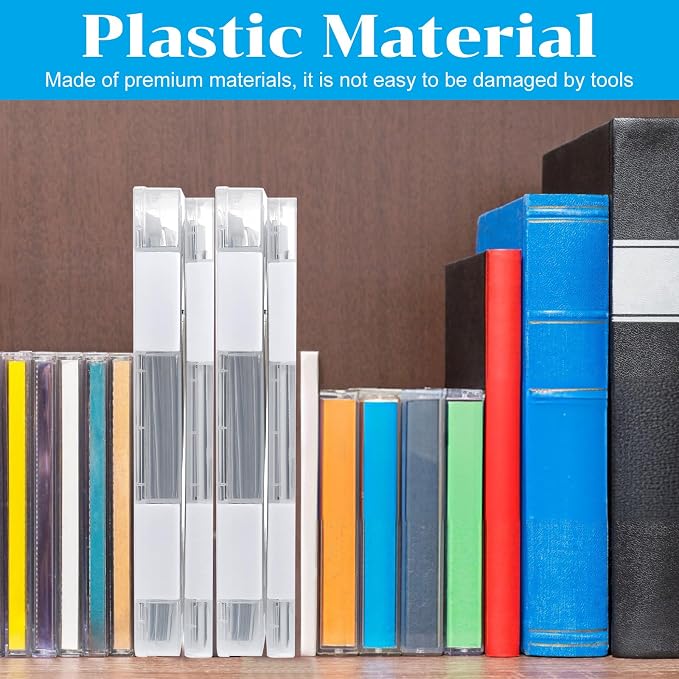 6Pcs A4 Plastic Paper Organizer Box, Clear A4 File Portable Project Case for 8.5"x11" Letter Paper, Plastic Scrapbook Paper Organizer Containers with Buckle for Craft Document Storage(3 Large&3 Small)