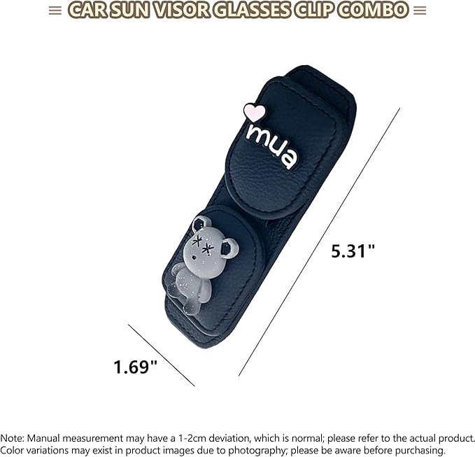 Car Sunglasses Holder Eyeglass Clip with Sun Visor Storage for Cards Magnetic Eyewear Clamp Car Decor