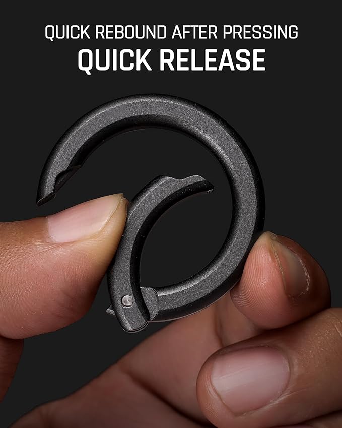TISUR Quick Release Keychain, Magnetic Key Holder Keyring Connector, Detachable Key Chain Rings for Men Women Car Keys