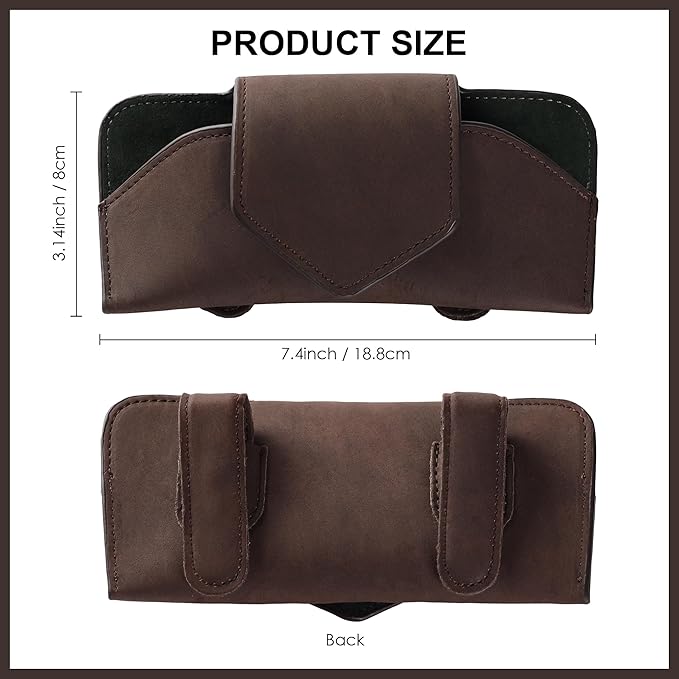 COOLYOUTH Sunglass Holder for Car Visor Car Sunglass Holder Glasses Holder with Clip Car Accessories for Women Men