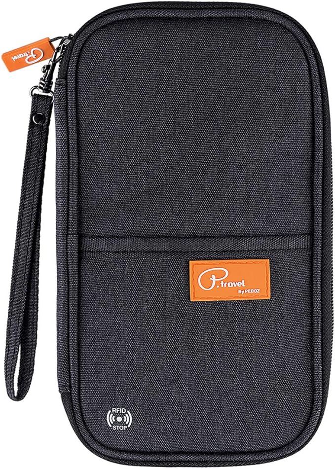 VanFn RFID Travel Passport Wallet, Family Passport Holder, Trip Document Organizer P.Travel Series