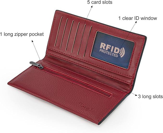 Montana West X Wrangler Wallets Women RFID Blocking Bifold Wallets, Card Cases & Money Organizers Clutch Wallet