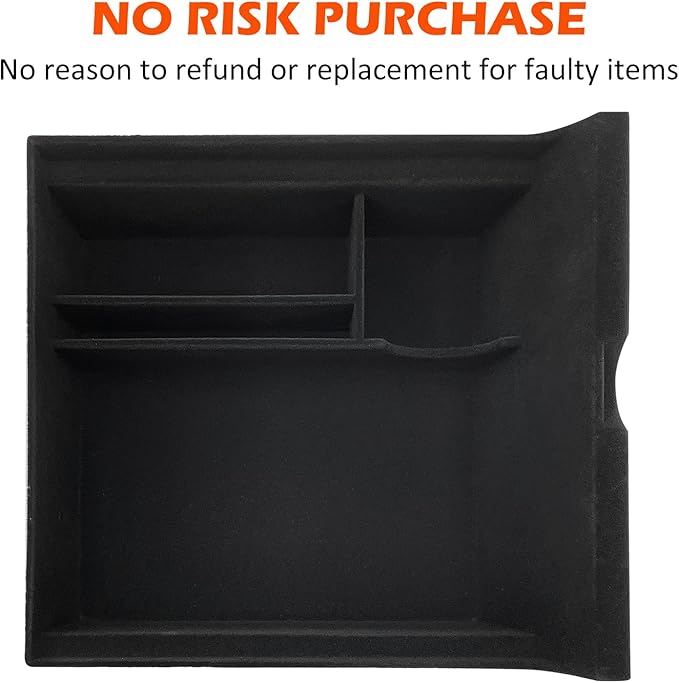 JOJOMARK Center Console Organizer Tray fits for Tesla Model 3/Y Accessories 2020 2021 2022 2023（Fit Tesla Model 3/Y cover close by sliding）