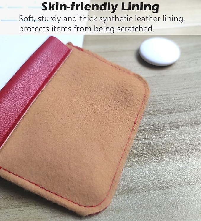VOFOON [Upgrade] Leather Mini Squeeze Coin Purse, Small Jewelry Pouch Leather Travel Bag Coin Holder For Men/Women 2/4 Pack