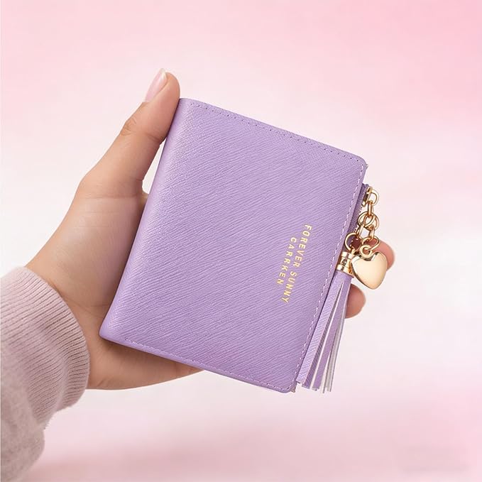 Valentoria Womens Wallet Cute Elegant Long Slim Card Holder Case Minimalist Coin Purse Thin Tassels Zip Clutch Wallets for Girls Ladies | Cute, Elegant, Long, Slim, Case, Minimalist
