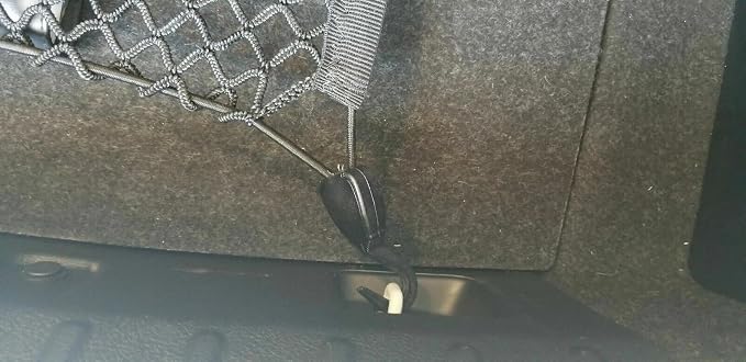 Rear Trunk Organizer Cargo Net for BMW 3-Series 1999-2026 – Floor Style Cargo Net for Sedan – Premium Mesh Car Trunk Organizer Vehicle Carrier Storage – Compatible with 3-Series