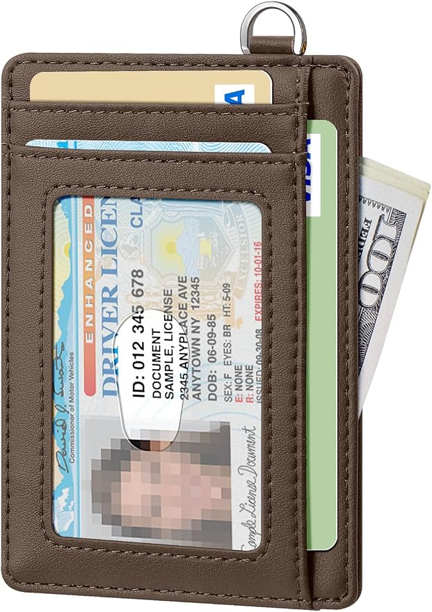 FurArt Slim Minimalist Wallet, Front Pocket Wallets, RFID Blocking, Credit Card Holder for Men