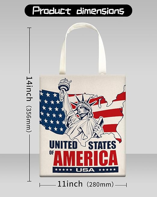 Car Trash Can, Seat Back Hanging Car Trash Bag, Cute Canvas Car Garbage Bag, Essential Car Trash Bin Car Organizers USA Mapping