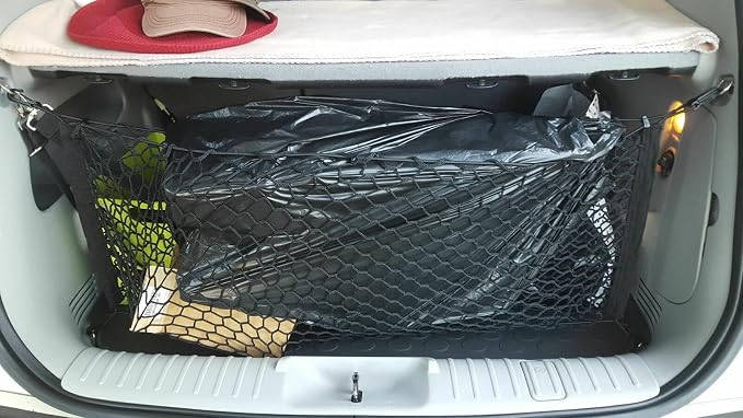 Trunk Organizer Cargo Net for Chrysler PT Cruiser 2001-2010 – Envelope Style Cargo Net for Wagon-Premium Mesh Car Trunk Organizer Vehicle Carrier Storage – Compatible with PT Cruiser