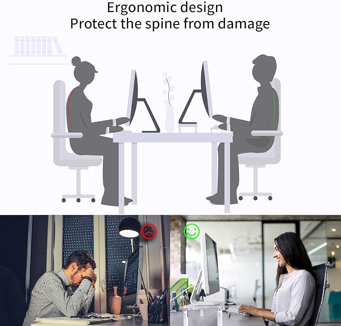 Yestbuy Acrylic Monitor Stand Riser, Clear Computer Monitor Riser, Desktop Organizer Stand for Office Accessories, Printer, Notebook, and All Flat Screen Display, Ergonomic Monitor Riser Stand