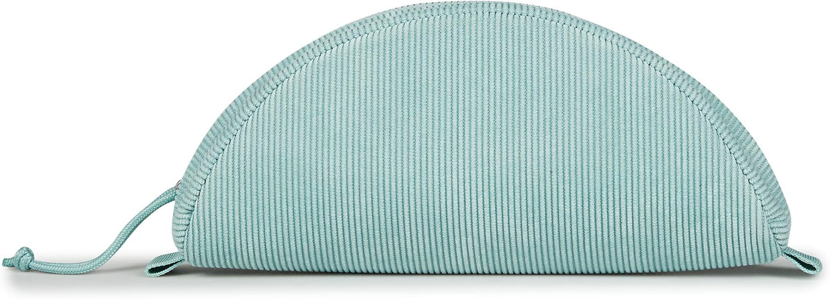 JanSport Luna Blue Compact Minimalist Semicircular Pouch