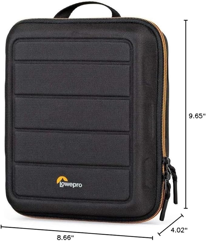 Lowepro Hardside CS 80 Case for Small Drone, Mirrorless Cameras, Larger Over-Ear Headphones, 22 x 10.2 x 24.5 cm, Black
