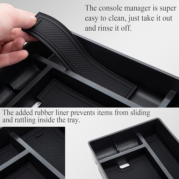 Center Console Organizer 2025 2024 2023 2022 Lexus NX NX 250/NX 350/NX 350h/NX 450h+ Accessories Armrest Box Secondary Storage Box Insert Tray Center Organizer Console