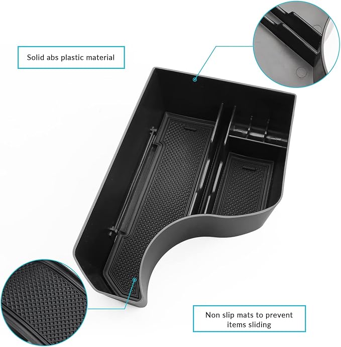 MARCHFA Center Console Organizer Tray Compatible for 2023 2024 2025 2026 Kia NIRO Accessories Console Insert Secondary Storage Box