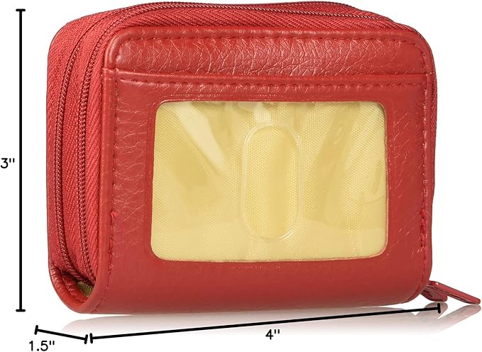 Buxton womens PEBBLE WIZARD WALLET