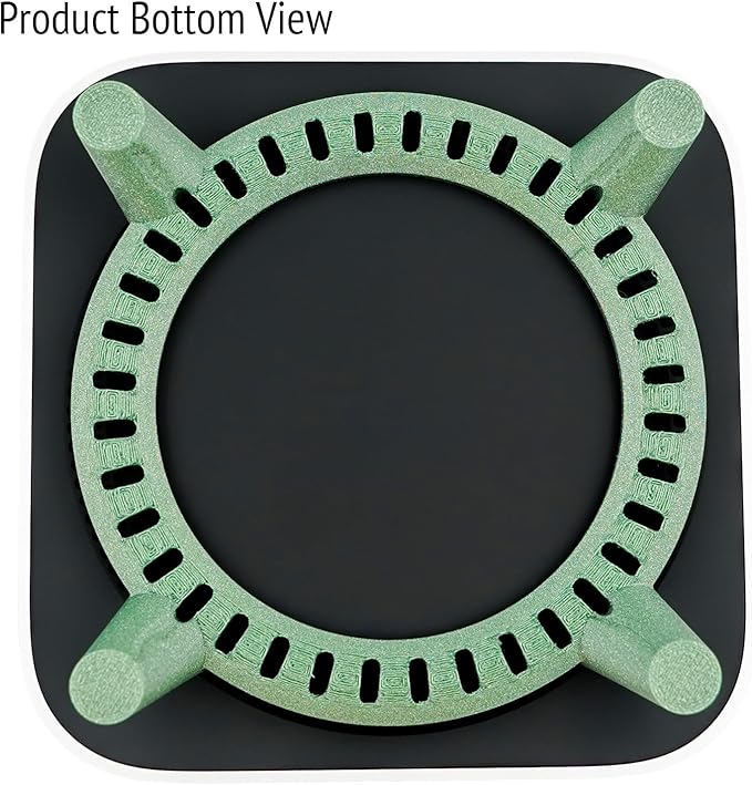 Stand for Mac mini M4, MacMini M4 Mount, Computer Holder for Mac mini M4/M4 Pro 2024, Simple Design, Non-Slip Pads, Easy Power Button Access, Horizontal Stand (Green)