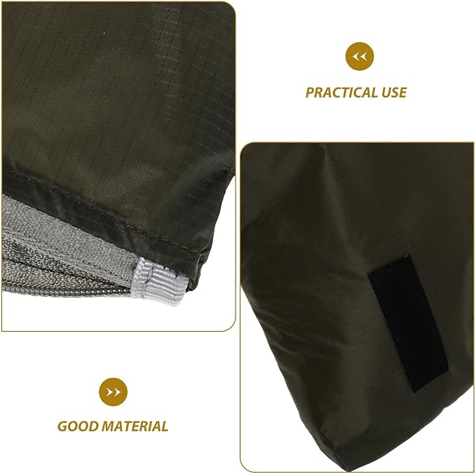 VOSAREA Travel Organizer Bag Versatile Waterproof Nylon Large Capacity with Zipper Makeup Travel Pouch and Small Storage Bag for Outdoor Camping and Hiking for Clothes and Accessories