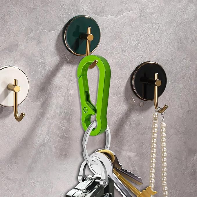 Zinc Alloy Key Chain 3 Packs Keychain Keyring Organizer Key Ring Holder Clip for Men and Women