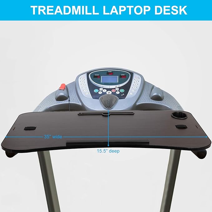 Treadmill Laptop Desk,NEXAN Universal Ergonomic Platform for Notebooks, Tablets, Laptops, Workstation for Treadmill Handlebars up to 35 inches with Cup Tablet Phone Holder…