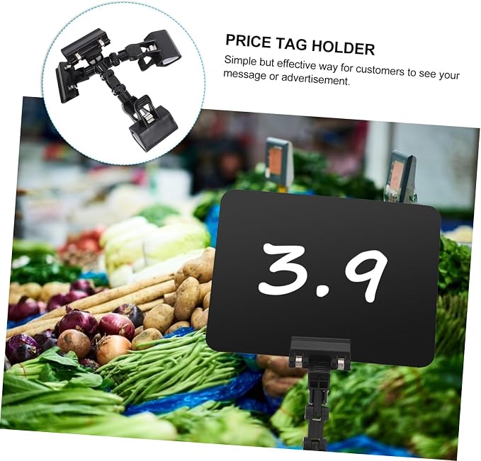 HOMSFOU 2pcs Double Copy Holder Clip Rotatable Painting Clamp for Easy Document Access and Sketching Multi-use Artist Supplies