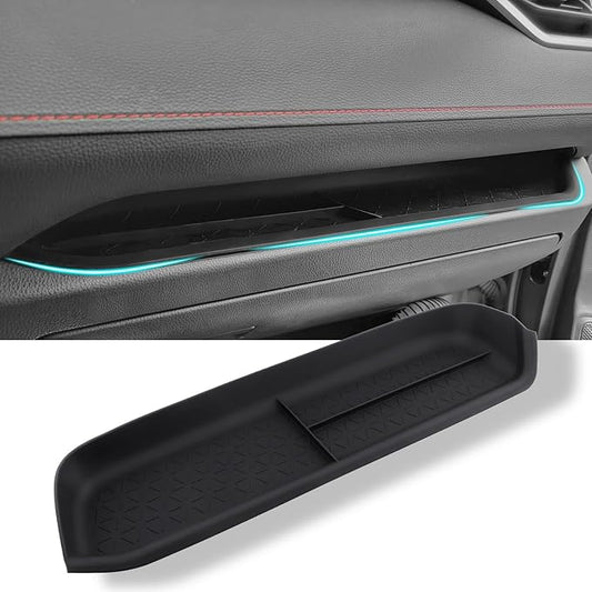 CARFIB Passenger Storage Organizer Mat Fit for Toyota RAV4 2025 2024 2023 2022 2021 2020 2019 Glove Box Organizer Tray Interior Insert Accessories