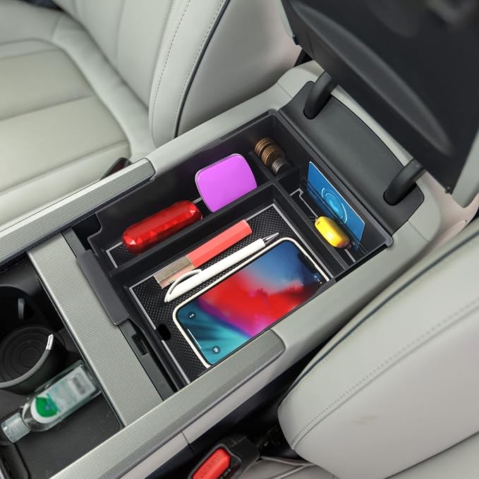 SHAOHAO for 2024 2025 Hyundai Palisade Center Console Organizer Tray for 2023 2024 2025 Hyundai Palisade Accessories SE SEL XRT Limited Calligraphy Armrest Storage Box Insert Tray Palisade 2024 2025