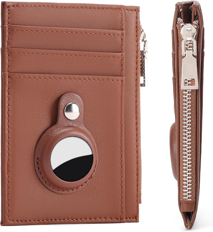 FALAN MULE Slim Minimalist Front Pocket Wallet, RFID Blocking Card Holder Wallet