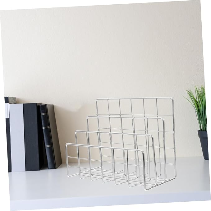 OSALADI Desktop Mail Sorter Organizer Multi Compartment File Holder for Home Office Chic Design for Papers Receipts Mail Keeps Workspace Tidy and Organized
