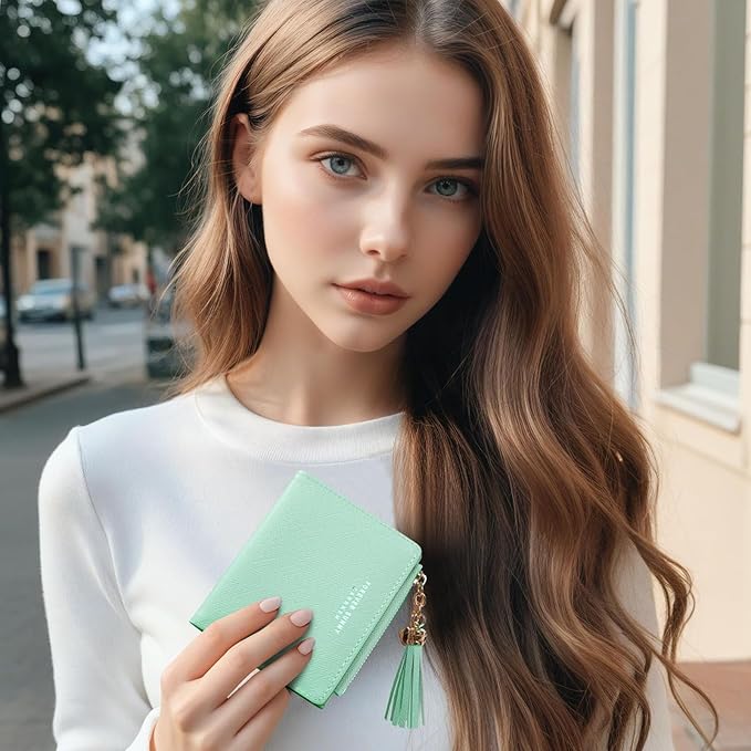 Valentoria Womens Wallet Cute Elegant Long Slim Card Holder Case Minimalist Coin Purse Thin Tassels Zip Clutch Wallets for Girls Ladies | Cute, Elegant, Long, Slim, Case, Minimalist