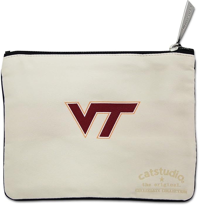 catstudio Virginia Tech Collegiate Zipper Pouch Purse | Holds Your Phone, Coins, Makeup & Tech Tools