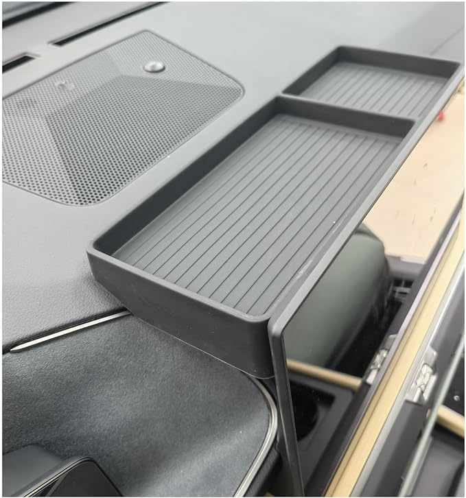 SXCY for 2026 Lexus ES Center Dashboard Organizer for 2026 Lexus ES Accessories Center Console Tray 2026 Lexus ES Screen Back Tray Silicone Dash Organizer Tray
