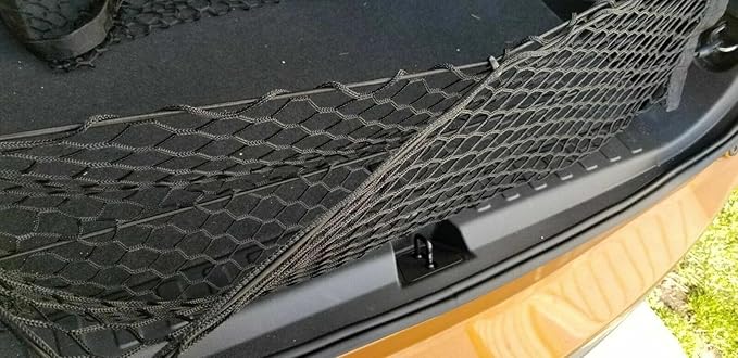 Rear Trunk Organizer Cargo Net for Chevrolet Equinox & GMC Terrain 2018-2026–Envelope Style Cargo Net for SUV–Premium Mesh Elastic Car Trunk Organizer–Compatible with Equinox & Terrain