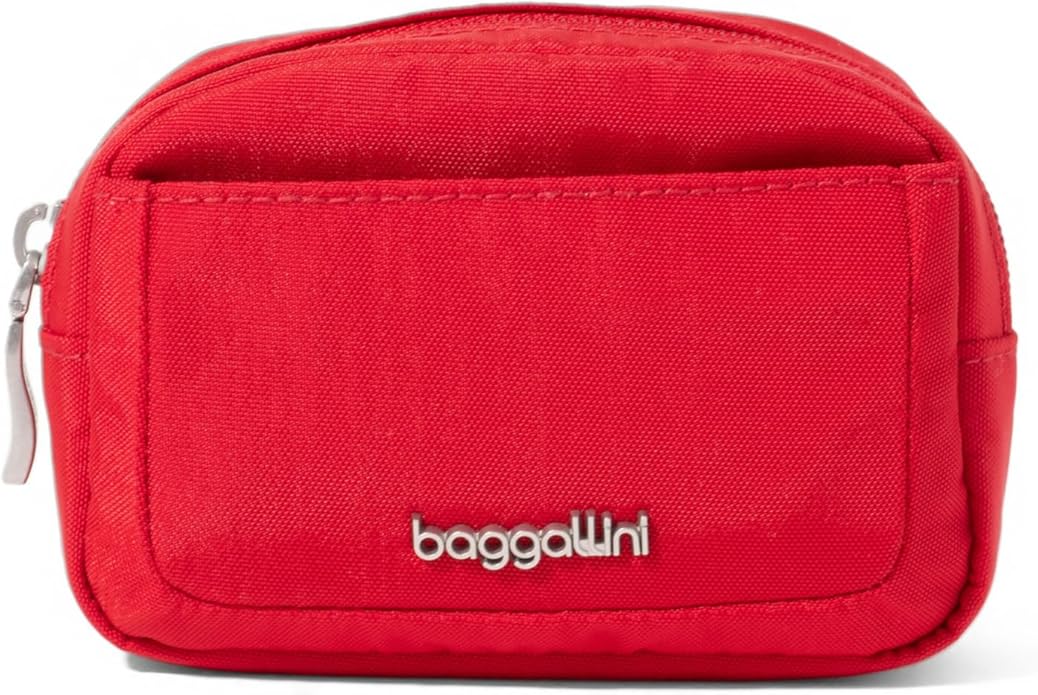 Baggallini Women's Pocket Cosmetic - Lightweight Bag - Travel Essentials Makeup Organizer Mini