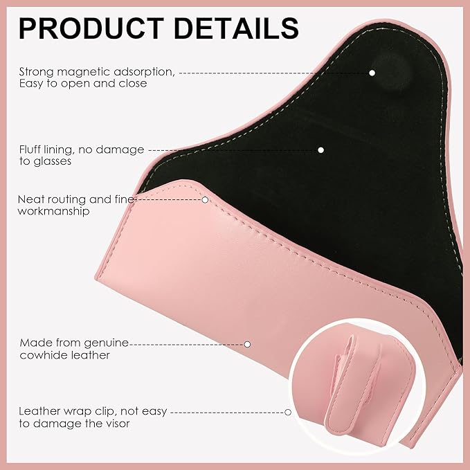 Sunglass Holder for Car Visor, Car Sunglasses Holder Eyeglasses Holder for Visor Accessories