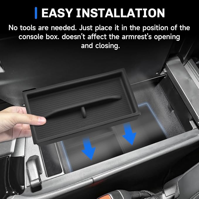 SXCY [Double-Layer for 2022-2025 2026 Lexus NX250 Center Console Organizer 2024 2025 2026 NX250 NX Hybrid Accessories [Soft Silicone] Center Console Tray Middle Console Organizer