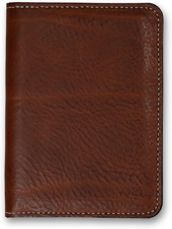 PEGAI Personalized Italian Leather, Passport Holder For Travel | Handmade Passport Wallet Cover Case | Travel Document Holder, Passport Cover for Men, Women, and Family | Pike (Missouri Dark Brown)