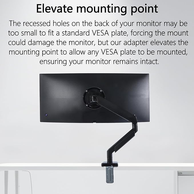 G34WQi VESA Adapter Compatible with XIAOMI 27" 34" Monitors (Fits X27G9, G27Q, G Pro 27i, A27Ui, G34WQ, G34WQi) ??75x75 to 100x100 VESA Mount Adapter Bracket