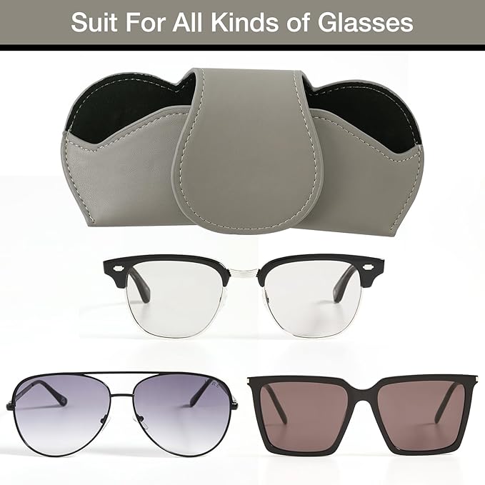 KINIVA Sunglass Clip & Holder, Magnetic Glasses Case for Car Organizer