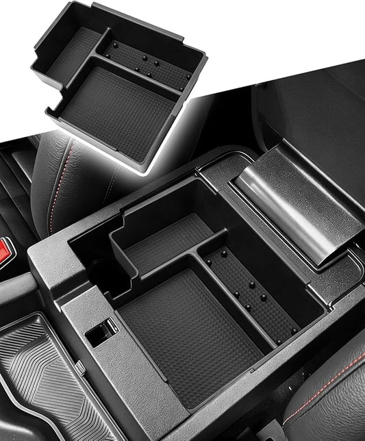 CDEFG for 2025 2026 Ford Explorer Center Console Organizer Tray - Armrest Storage Middle Insert - 2025 2026 Explorer (Active, ST-Line, Platinum and ST) Interior Accessories