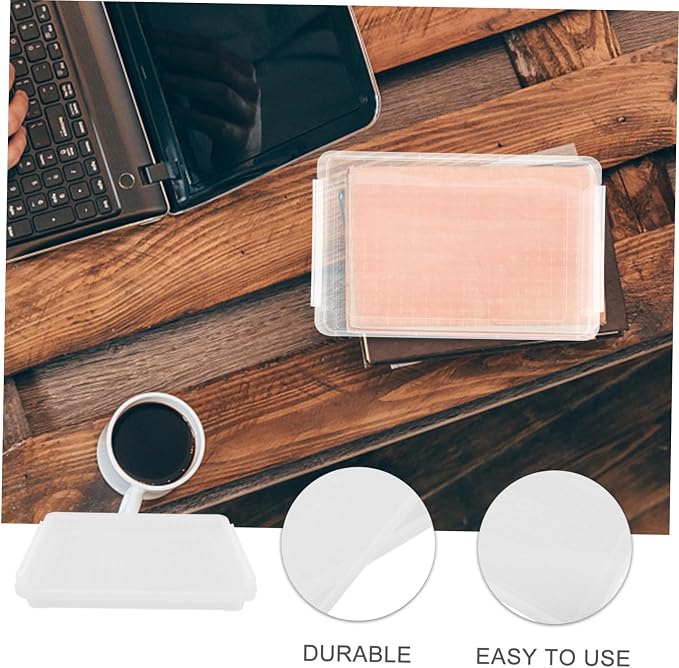 SHOWERORO Transparent File Box with Snap-tight Lid Stackable Desktop Document Organizer for Files Magazines Notebooks Moisture-resistant Storage Container for Office and Home Use