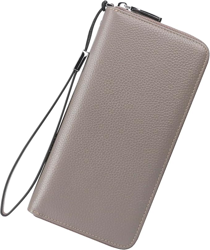 Lavemi Small Compact Women Wallet RFID Blocking Genuine Leather Bifold Purse with ID Windows