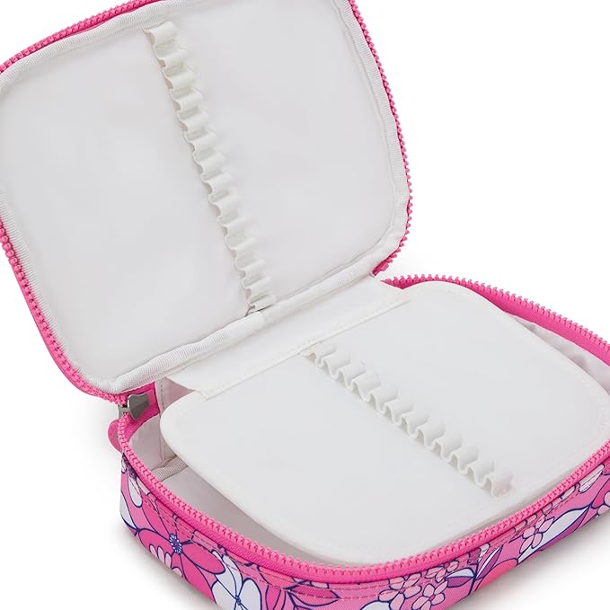 Kipling Women's 100 Pens Printed Case, Organize Accessories, Art Supplies, Makeup, Travel Organizer