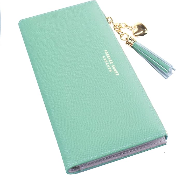 Valentoria Womens Wallet Cute Elegant Long Slim Card Holder Case Minimalist Coin Purse Thin Tassels Zip Clutch Wallets for Girls Ladies | Cute, Elegant, Long, Slim, Case, Minimalist