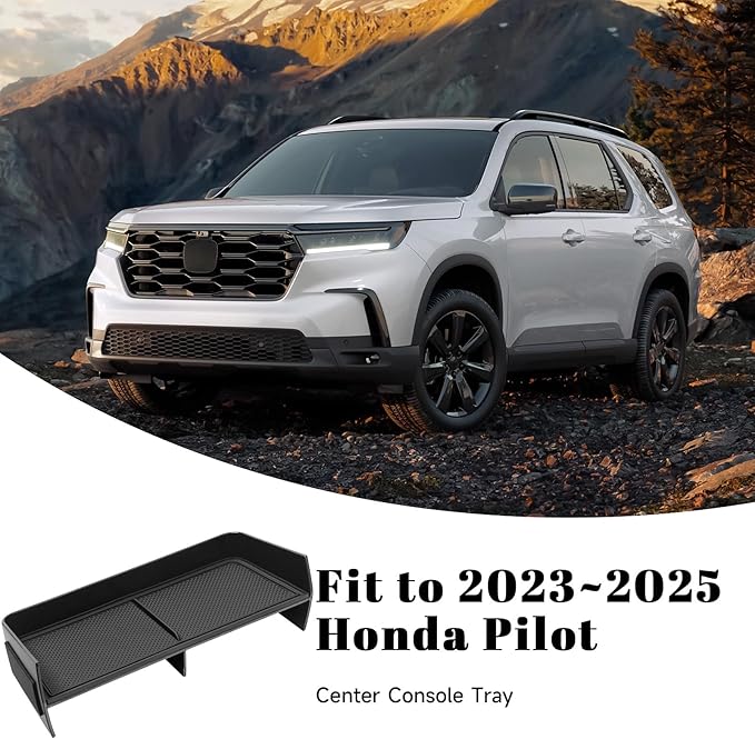Divider Compartment Tray Compatible with Honda 2023-2025 2026 Pilot ＆ 2026 Passport Accessories Insert Center Console Organizer