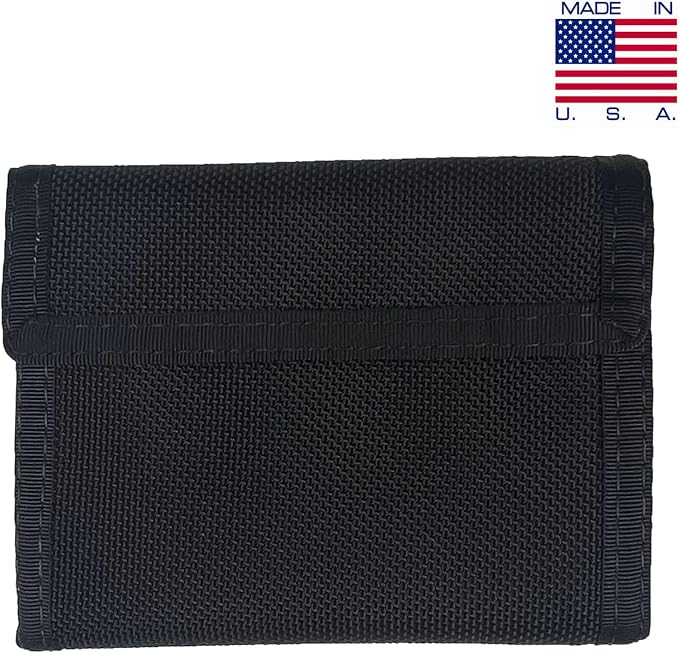 Sprocket Nylon Billfold Wallet with Zippered Coin Pocket (Black Ballistic)