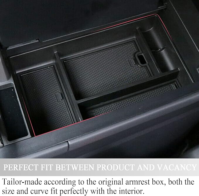 Center Console Organizer 2025 2024 2023 2022 Lexus NX NX 250/NX 350/NX 350h/NX 450h+ Accessories Armrest Box Secondary Storage Box Insert Tray Center Organizer Console